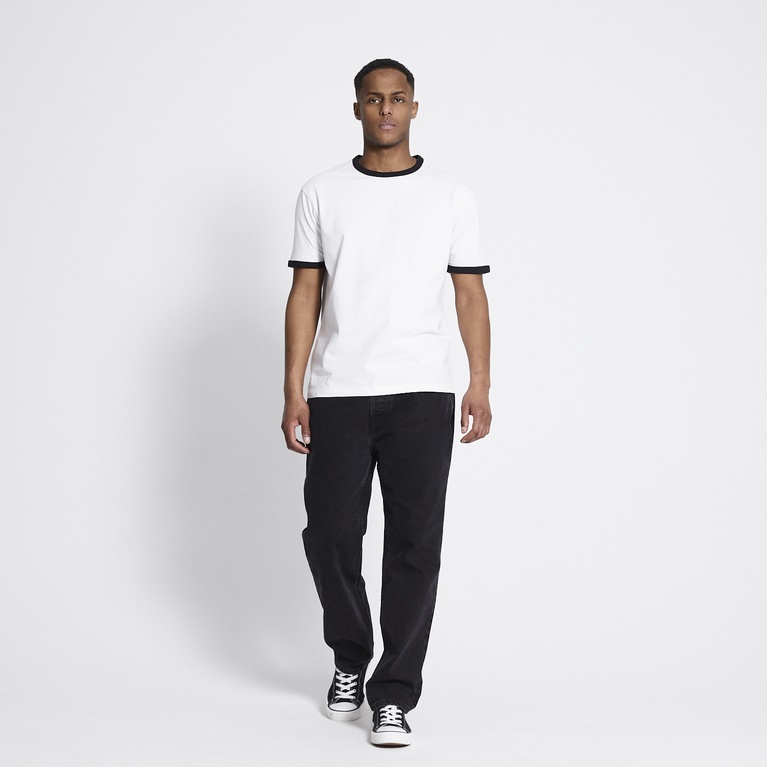 Ringer tee "Noel" White